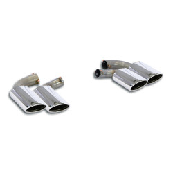 Supersprint 4 Endpipe kit Right - Left 120x80 BENTLEY BENTAYGA Hybrid 3.0L V6 Turbo 20+ (with valve)