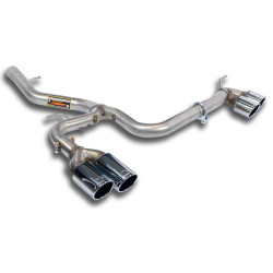Supersprint Rear pipes RightOO80 - LeftOO80 (Muffler delete) BMW E81 123d 07-13