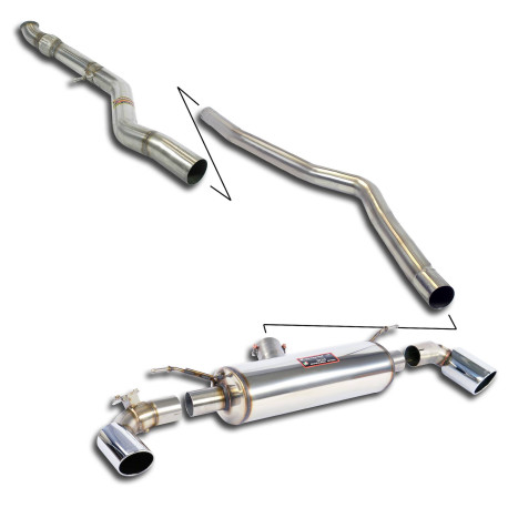 SUPERSPRINT KIPUFOGÓRENDSZER Supersprint Sport&Sound pack with valve BMW F20 / F21 M135i 12-14 (with valve) | race-shop.hu