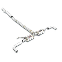 Supersprint Rear exhaust Right - Left "Racing" BMW F45 225i Active Tourer 2.0T 14+