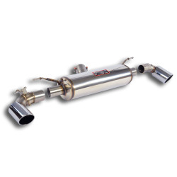 Supersprint Rear exhaust Right O100 - Left O100 with valve BMW F30 (Sedan) 328i 2.0T 11-15 (with valve)