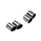 SUPERSPRINT KIPUFOGÓRENDSZER Supersprint Endpipe kit "Gun Metal Grey" - Rolled end, OO100 Right - OO100 Left BMW G30 M550i xDrive 16-18 (with valve) | race-shop.hu