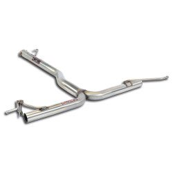 Supersprint Rear pipe "Y-Pipe" Right - Left (Muffler delete) BMW F25 X3 35i 11+ 06/2014