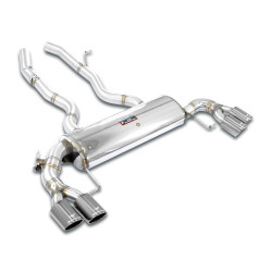 Supersprint Rear exhaust Right "Gun Metal Grey" OO90 - Left OO90 with valve BMW G01 X3 M40i xDrive 17-24 (with valve)