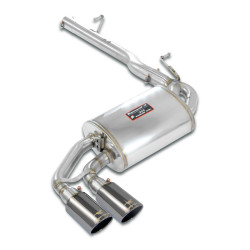 Supersprint Rear exhaust OO90 "Gun Metal Grey" BMW F26 X4 20i xDrive 2.0i Turbo 14+