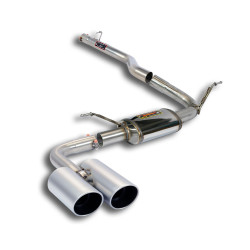 Supersprint Rear exhaust OO90 "Satin" BMW F26 X4 20d xDrive 14+