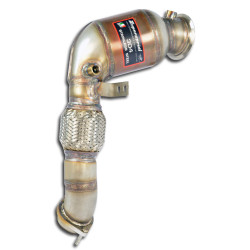 Supersprint Turbo downpipe kit + Metallic catalytic Right BMW G05 X5 M60i xDrive - Mild Hybrid 22+ (with valve)
