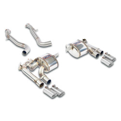 Supersprint Rear Exhaust (For Stock end tips)With E.E.C. approval BMW F87 M2 Competition 18-21 (with valve)