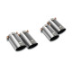 SUPERSPRINT KIPUFOGÓRENDSZER Supersprint Endpipe kit "Gun Metal Grey" OO80 Right - OO80 Left BMW F87 M2 Competition 18-21 (with valve) | race-shop.hu