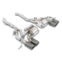 Supersprint Rear exhaust right OO100 - left OO100 "Gun Metal Grey", with valves BMW G87 M2 22-23