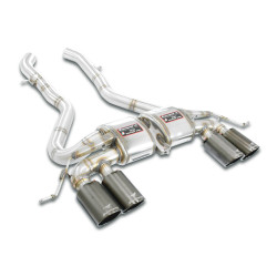 Supersprint Rear exhaust "Race" Right OO100 + Left OO100 "Gun Metal Grey" BMW G87 M2 22-23