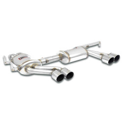 Supersprint Rear muffler Right - Left"RACING LIGHT" BMW E46 M3 3.2i Coupé/Cabrio (Euro) 00-06 (Race - 2 x Ø63,5mm)