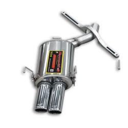 Supersprint Rear exhaust Left OO90Heavy duty chassis bar included BMW E61 (Touring) M5 5.0i V10 07+