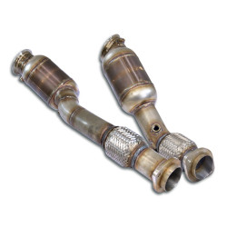 Supersprint Downpipe + metallic catalytic converter right - left BMW F97 X3 M 19-21 (with valve)