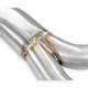 SUPERSPRINT KIPUFOGÓRENDSZER Supersprint Front exhaust - no resonated (Deletes the secondary catalytic) BMW F97 X3 M 19-21 (with valve) | race-shop.hu