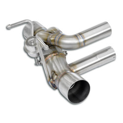 Supersprint Rear pipe left with valve (Deletes GPF) FERRARI F8 Tributo 3.9L V8 Bi-Turbo (models with GPF) 19+