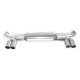 SUPERSPRINT KIPUFOGÓRENDSZER Supersprint Rear exhaust "Racing" Right OO63 - Left OO63Available on demand FERRARI Mondial 3000 Quattrovalvole 82-85 | race-shop.hu
