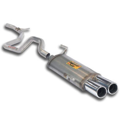 Supersprint Rear exhaust OO76 + connecting pipe STEEL 409 FIAT GRANDE PUNTO EVO 1.2i 8v 10+