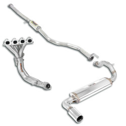 Supersprint Sport package Ø60, Complete system HONDA CIVIC 3d. 1.5i 16v Non Kat 87-91