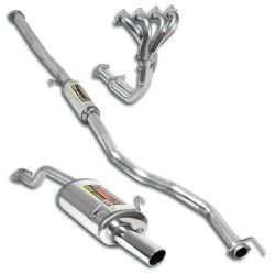Supersprint Sport package Ø60, Complete system HONDA CIVIC 4d. 1.4i / 1.6i 92-96