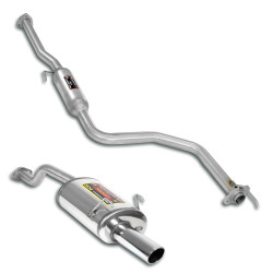 Supersprint Sport package Ø50, "Cat.-Back"With E.E.C. homologation HONDA CIVIC Aerodeck 1.4i / 1.6i 97-00