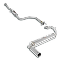Supersprint Sport package Ø50, "Cat.-Back"With E.E.C. homologation ACURA INTEGRA / GS-R 4d. Sedan 1.6i / 1.8i 89-92