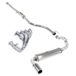 Supersprint Sport package Ø60, Complete system ACURA INTEGRA / GS-R 4d. Sedan 1.6i / 1.8i 89-92