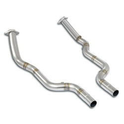 Supersprint Downpipe kit Right - Left (Deletes the catalytic) JAGUAR F-Type Coupè / Convertible 14-19 (with valve)