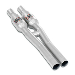 Supersprint Front exhaust "H-Pipe" with Metallic catalytic converter Right + Left Maserati 3200 GT 98-02