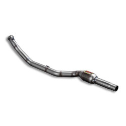 Supersprint Turbo downpipe kit Left with Metallic catalytic MERCEDES W220 S 600 V12 Bi-turbo 03-04