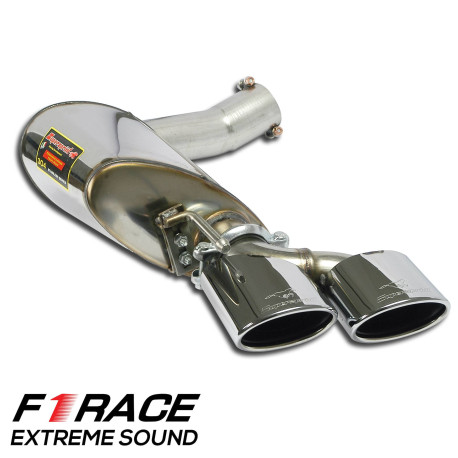 SUPERSPRINT KIPUFOGÓRENDSZER Supersprint Rear exhaust Left "F1 Race" 120x80 MERCEDES R230 SL 600 Bi-Turbo V12 02-06 | race-shop.hu