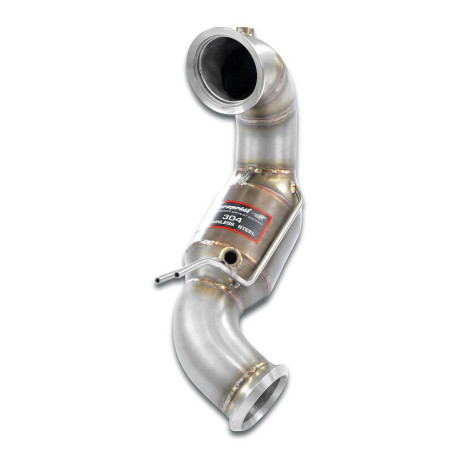 SUPERSPRINT KIPUFOGÓRENDSZER Supersprint Downpipe + Metallic catalytic converter MERCEDES W177 A 45 AMG 4-Matic+ 20+ (with valve) | race-shop.hu