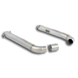 Supersprint Right - Left pipe kit (fits to the stock, secondary catalytic) MERCEDES W204 C63 AMG V8 07-13