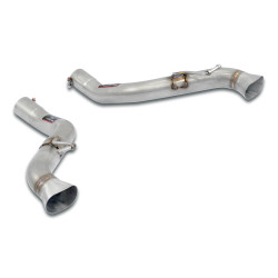 Supersprint Rear pipe Right - Left (Muffler delete)For OEM diffusor MERCEDES C190 AMG GT 4.0i V8 Bi-Turbo 15+