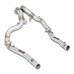 Supersprint Downpipe kit Right + Left (Replaces catalytic converter) MERCEDES C190 AMG GT 4.0i V8 Bi-Turbo 19+