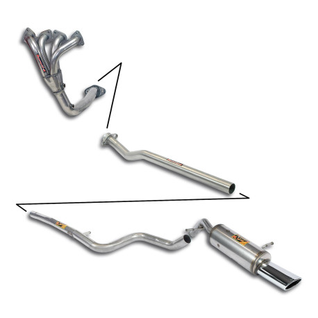 SUPERSPRINT KIPUFOGÓRENDSZER Supersprint Kit "B" PEUGEOT 207 1.6i 16v 06-07 | race-shop.hu