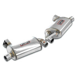 Supersprint Rear exhaust Right + Left "Racing" PORSCHE 987 BOXSTER 2.7i 05-08