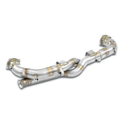 Supersprint Front pipe Right - LeftReplaces catalytic (W/o heat exchangers) PORSCHE 993 3.6i Turbo 95+