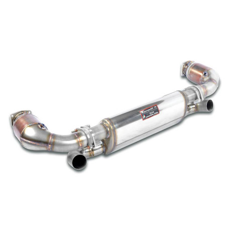 SUPERSPRINT KIPUFOGÓRENDSZER Supersprint Rear exhaust Right + Left "Sport" + Metallic catalytic converter PORSCHE 996 Turbo 3.6i 4x4 00-06 | race-shop.hu