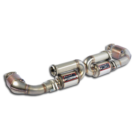 SUPERSPRINT KIPUFOGÓRENDSZER Supersprint Rear exhaust Right - Left "Race" + Metallic catalytic converters PORSCHE 997 Turbo 3.6i 06-09 | race-shop.hu