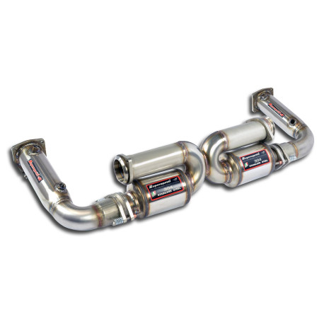 SUPERSPRINT KIPUFOGÓRENDSZER Supersprint Rear exhaust Right - Left "Race" (Replaces catalytic converter) PORSCHE 997 Turbo 3.6i 06-09 | race-shop.hu
