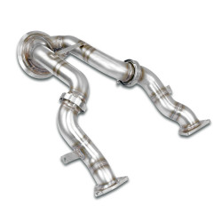 Supersprint Downpipe right - left (Replaces catalytic) (Left / Right Hand Drive) PORSCHE MACAN S 3.0L V6 19-21 (with valve)