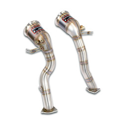 Supersprint Downpipe right - left + metallic catalytic (Deletes GPF) (Left / Right Hand Drive) PORSCHE MACAN GTS 2.9L V6 19-21