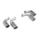 SUPERSPRINT KIPUFOGÓRENDSZER Supersprint Endpipe kit Right OO100 - Left OO100 "Gun Metal Grey" PORSCHE 536 CAYENNE SUV 3.0L V6 18-23 "Dual pipe" (Racing) | race-shop.hu