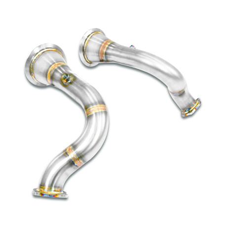 SUPERSPRINT KIPUFOGÓRENDSZER Supersprint Downpipe kit Right + Left (Replaces catalytic converter) PORSCHE 536 CAYENNE S SUV 2.9L V6 18-23 (with valve) | race-shop.hu