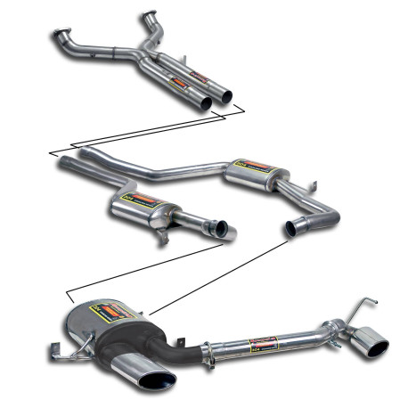 SUPERSPRINT KIPUFOGÓRENDSZER Supersprint Track performance pack PORSCHE 928 S4 86-92 | race-shop.hu