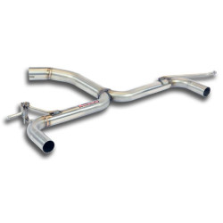 Supersprint Rear pipe "Y-Pipe" Right - Left (Muffler delete) SEAT LEON 1.6 TDi 09+