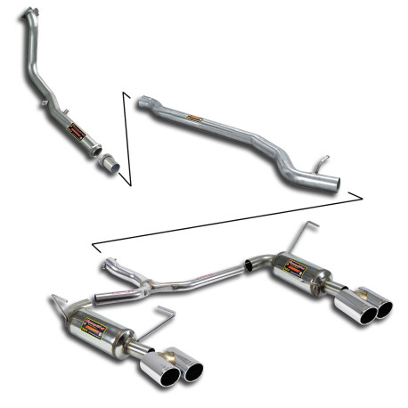 SUPERSPRINT KIPUFOGÓRENDSZER Supersprint Race Plus pack SUBARU WRX STi (Sedan) 2.5i Turbo 15+ | race-shop.hu