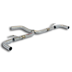 Supersprint Rear pipe "Y-Pipe" Right - Left (Muffler delete) VW GOLF VII GTD 2.0 13+ (Sound Generator)