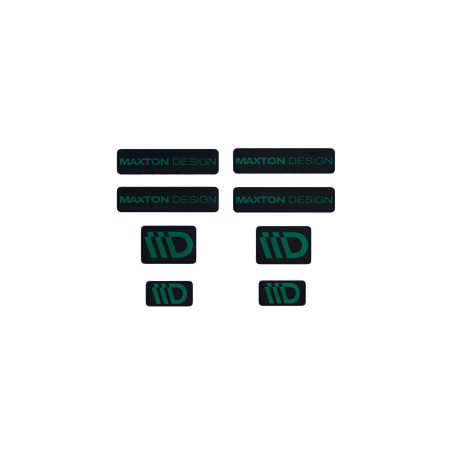 Matricák 3D Sticker Set Maxton Design (Black and Green) | race-shop.hu